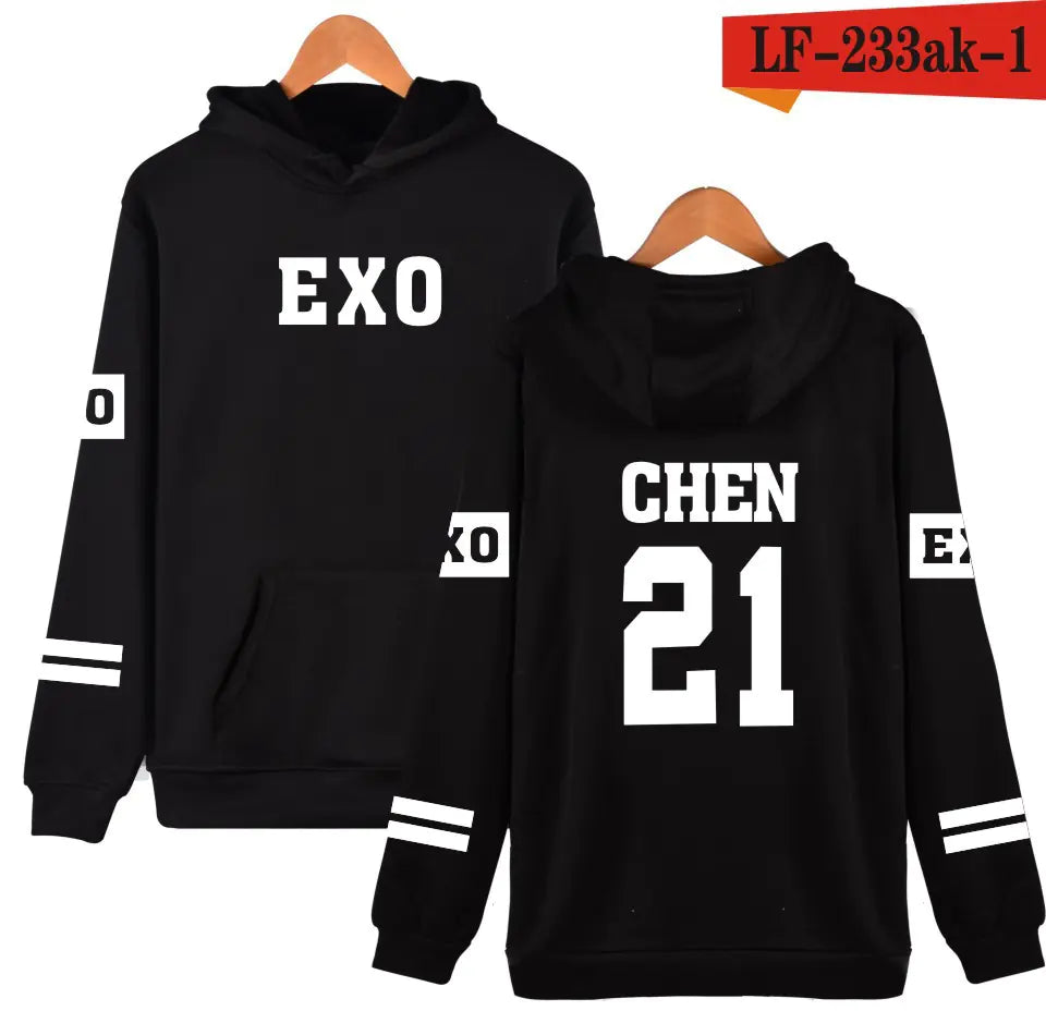 👗: EXO Hoodie with Luhan and Kris Design - Fall/Winter
