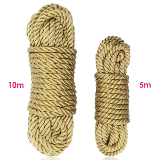 🪢 Premium Jute Rope for Intimate Bondage Play - 5m/10m Natural Fiber