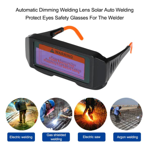 🥽 Auto-Dimming Welding Goggles - Professional Eye Protection Safety Glasses