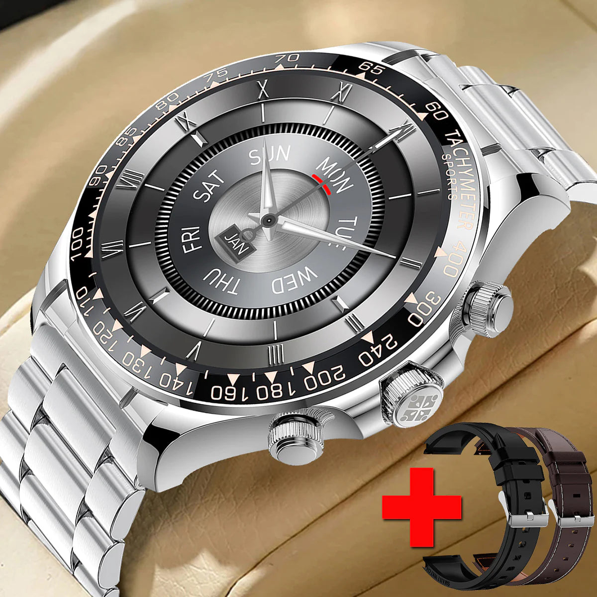 ⌚: Round Screen Smart Watch - Bluetooth Calling Fitness Tracker with Advanced Features