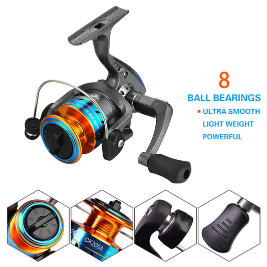 🎣 Short Sea Fishing Rod and Reel Set - Complete Fishing Gear