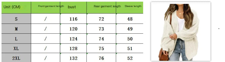 🧥: Loose Retro Sweater Coat Women's Mid-length Knitted Cardigan