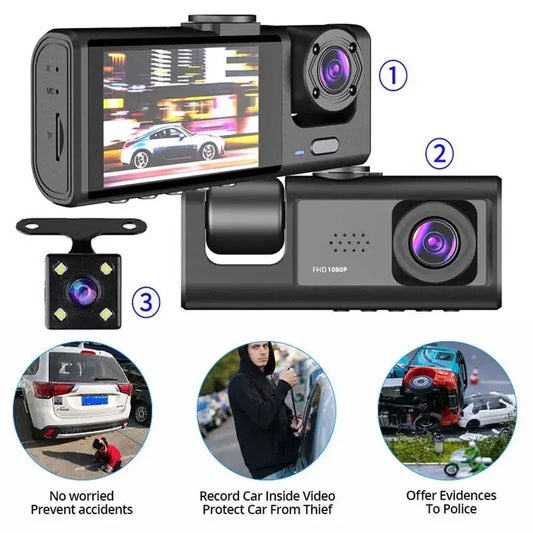 📹 Dash Cam With Night Vision - HD Road Safety Camera