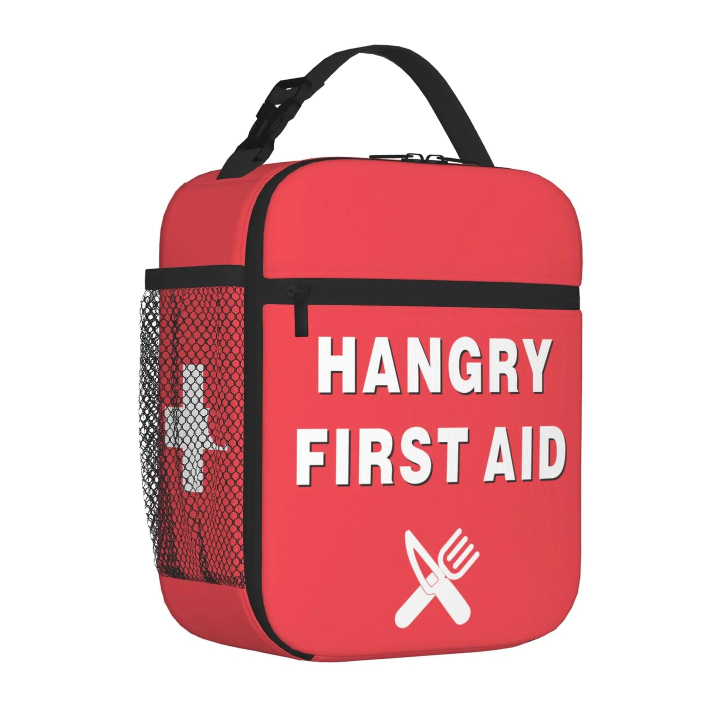 😂: Funny Hangry First Aid Insulated Lunch Box
