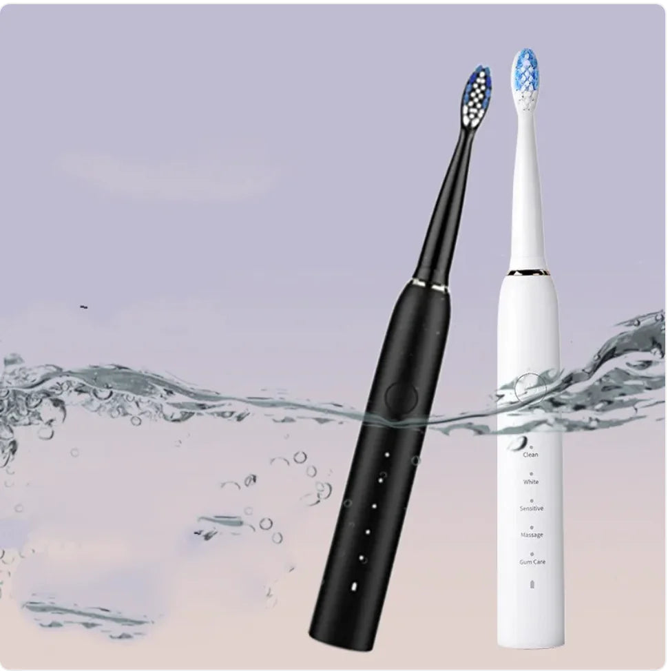 🦷 Waterproof Ultrasonic Electric Toothbrush - Advanced Oral Care Technology