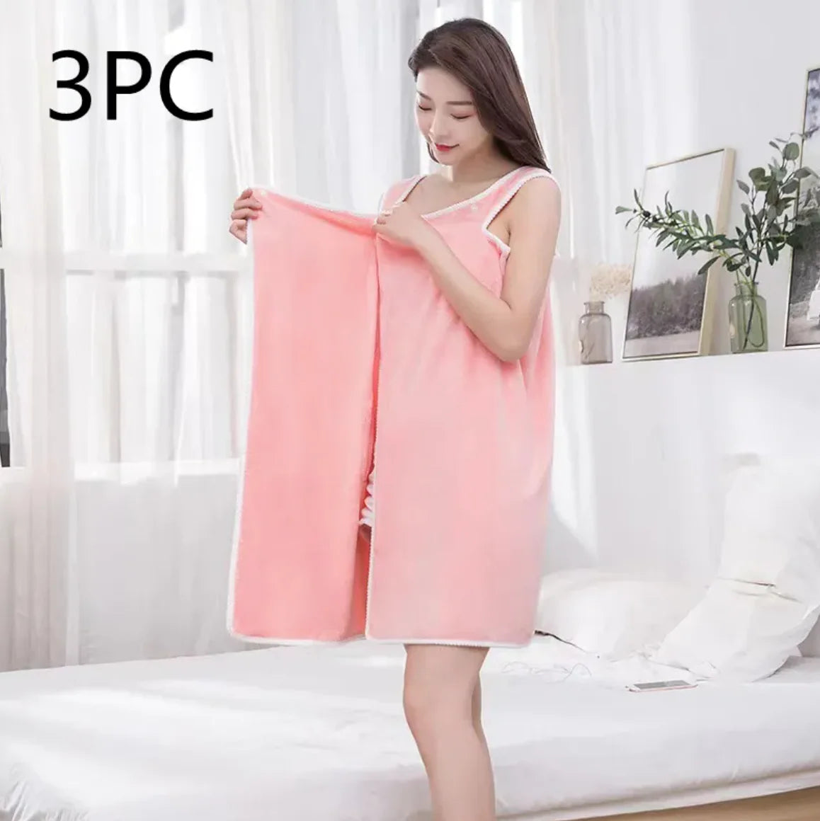 🛁: Coral Fleece Cotton Bath Skirt – Soft, Water-Absorbing, and Thickened