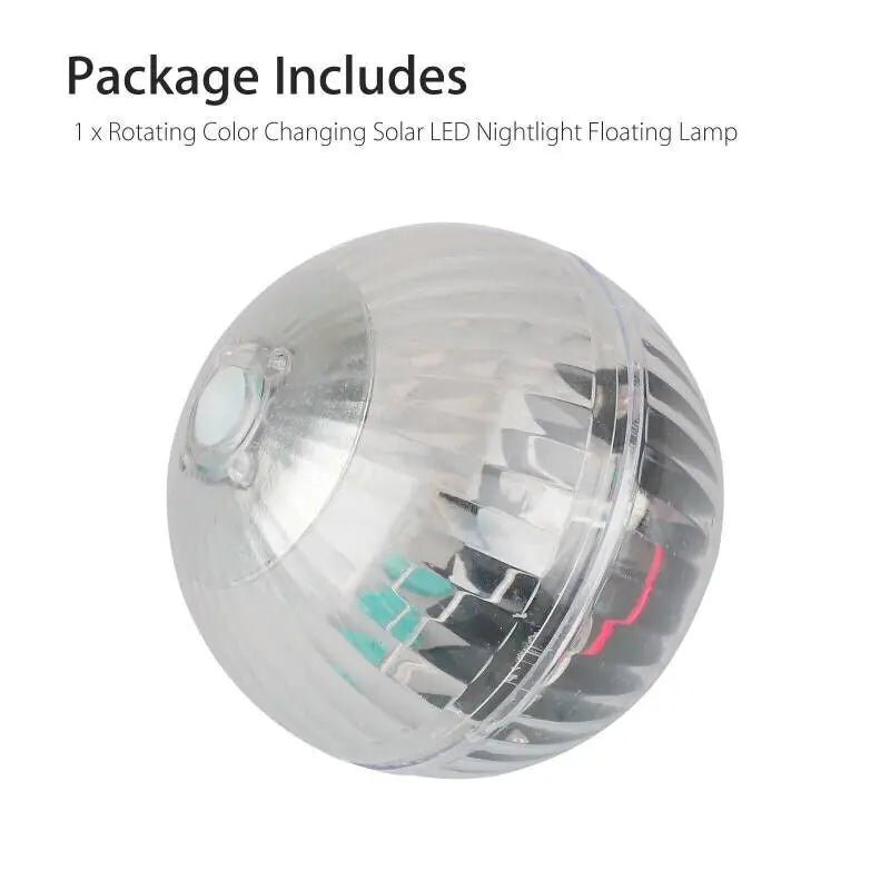 💡 Solar LED Floating Pool Light - RGB Color Changing Garden Pond Lamp