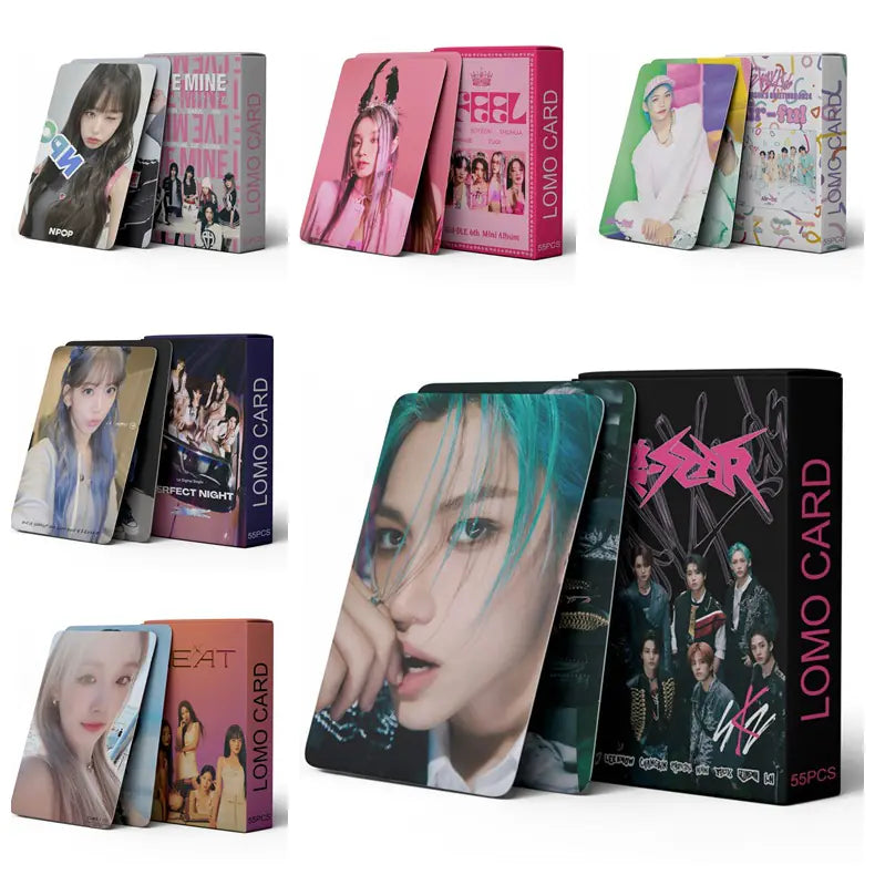 🎴: K-Pop Card Set: Stray Kids, Gidle, IVE & More