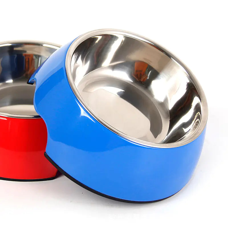 🐾: Non-Slip Dual-Use Stainless Steel Pet Bowl