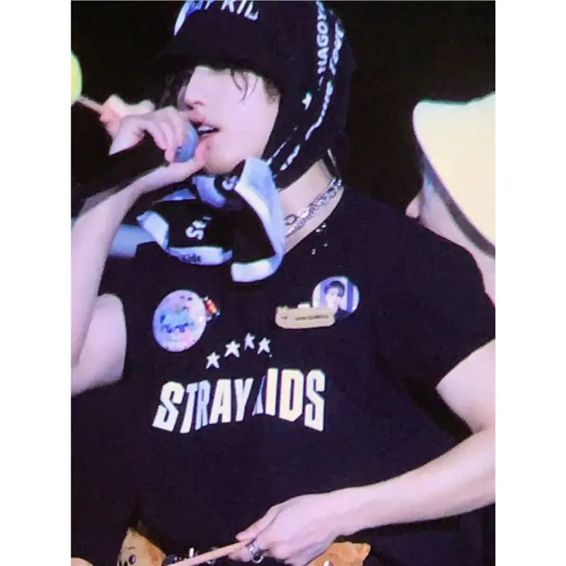 👕: Stray Kids Concert 5STAR Loose Cotton T-Shirt