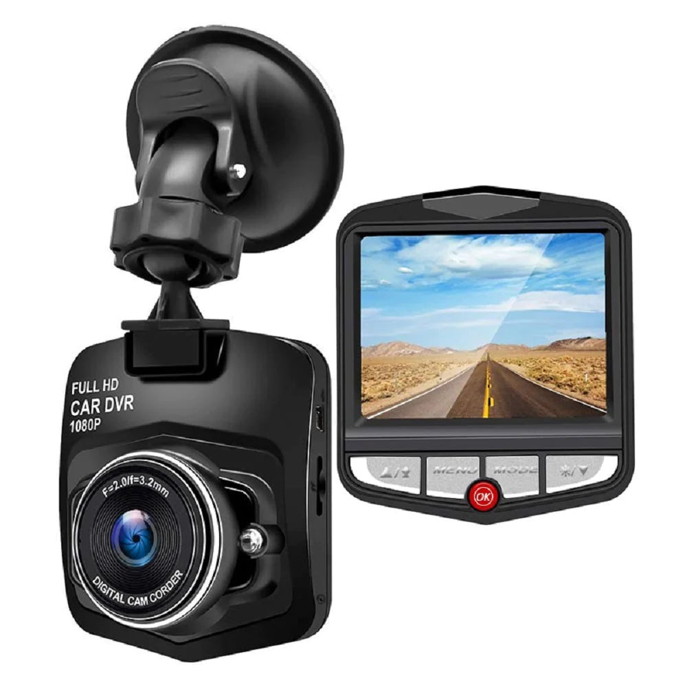 📹: 2.4" Full HD 1080P Dash Cam - Car DVR Front/Rear Camera with Night Vision