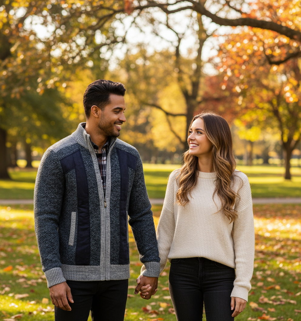 🧥: Men's Stand Collar Plush Sweater - Casual Comfort Winter Pullover