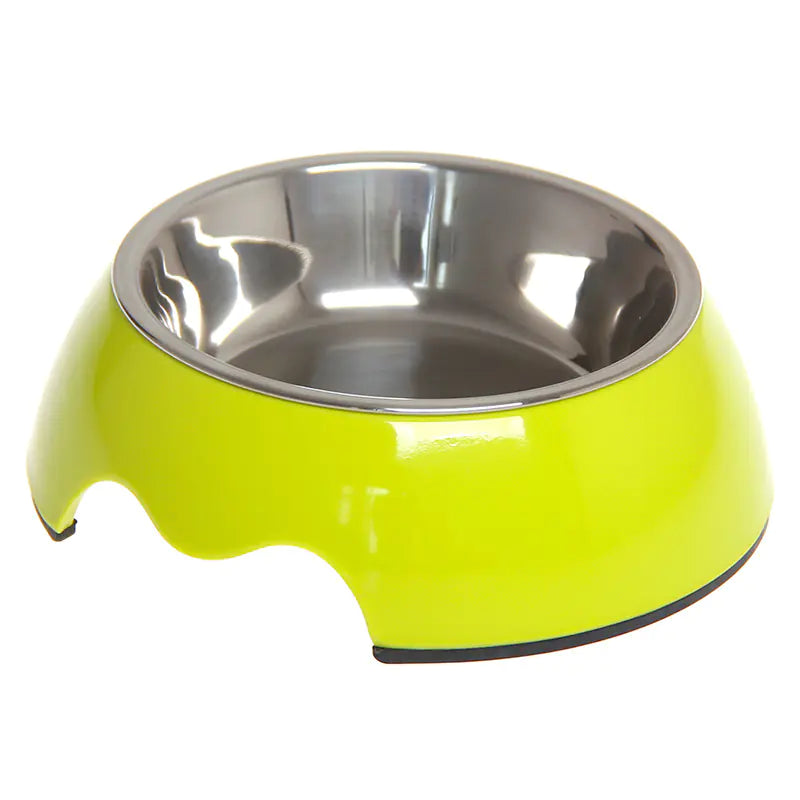 🐾: Non-Slip Dual-Use Stainless Steel Pet Bowl