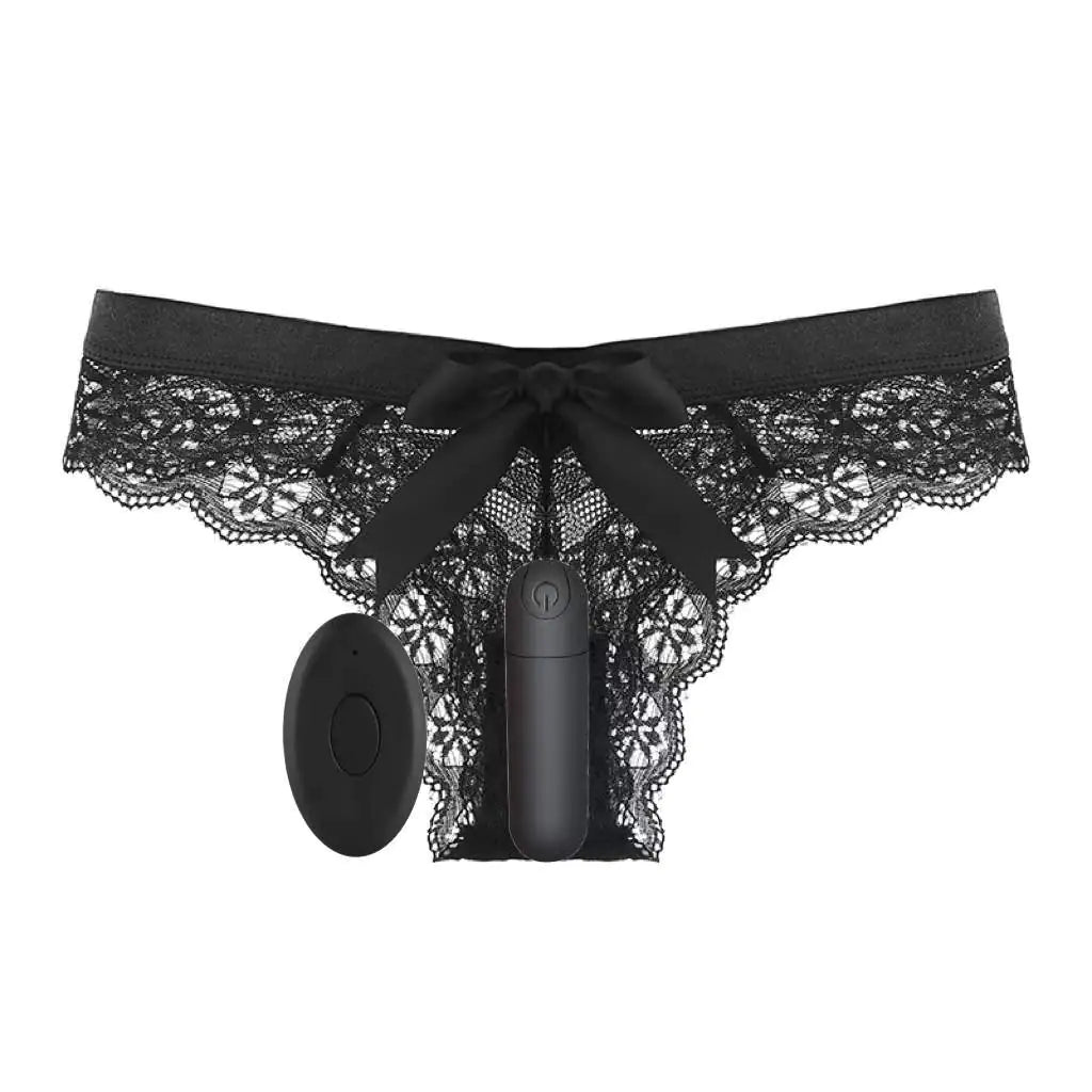 💫: 10-Function Wireless Remote Bullet Vibrator with Lace Panties - Ultimate Pleasure