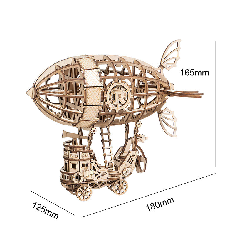 🎈: 3D Wooden Puzzle Model Kit | 4 Whimsical Designs