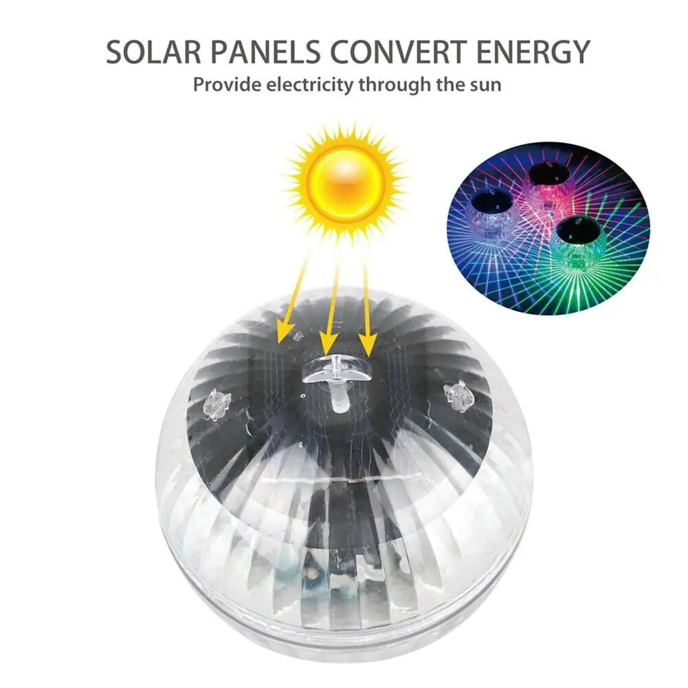 💡 Solar LED Floating Pool Light - RGB Color Changing Garden Pond Lamp