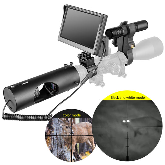 🔭: Digital Night Vision Scope — 5" LCD | 200M IR Range | 850nm Infrared | 35-45mm Lens Compatible | Hunting & Wildlife