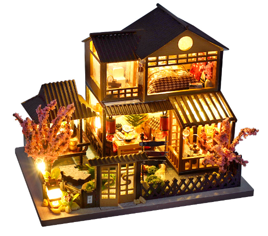 🏠: DIY 3D Wooden Puzzle House Model | 2 Style Variants