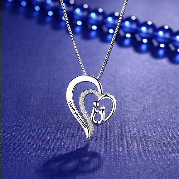 💝: S925 Silver Minimalist Heart Necklace - Mother's Day Gift
