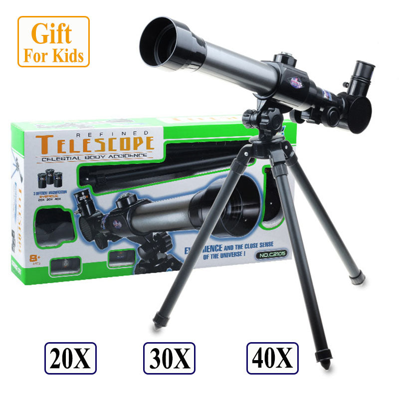🔭: Kids' Telescope Toy — Educational Science Instrument for Children 3+ | Durable Plastic | 41x33cm