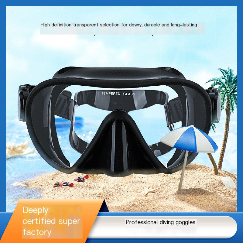 🤿: High-Definition Adult Diving Mask with Silicone Frame | 4 Styles
