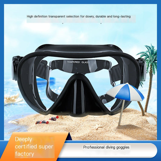 🤿: High-Definition Adult Diving Mask with Silicone Frame | 4 Styles