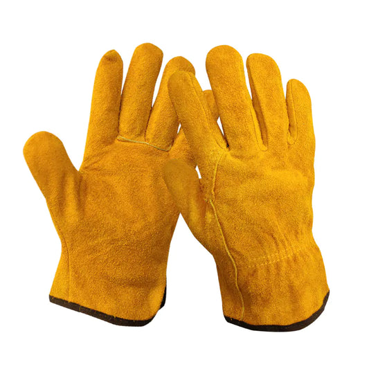 🧤 High-Temperature Leather Welding Gloves for Professionals