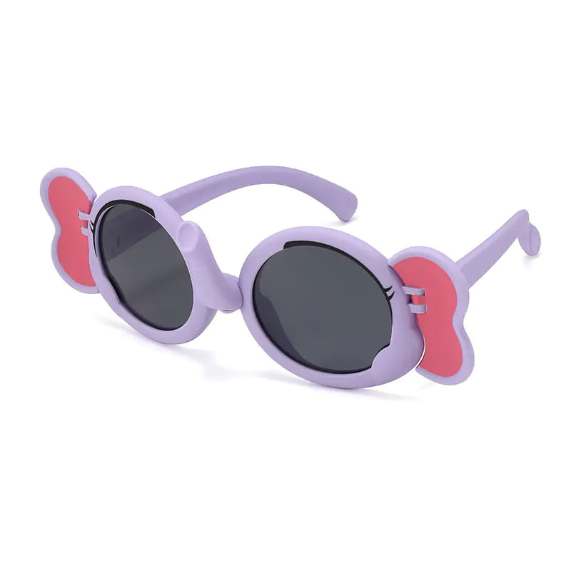👶: Kids Elephant Polarized Sunglasses - Adorable Cartoon Animal Eyewear