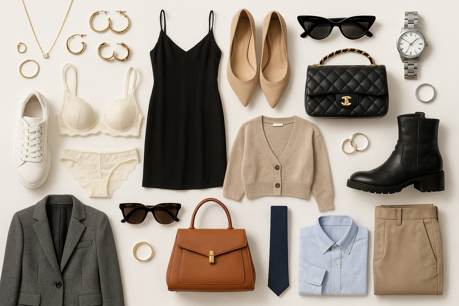 And add for jewelry collection shoe collection women's clothing women's lingerie men's clothing sunglasses handbags and watches