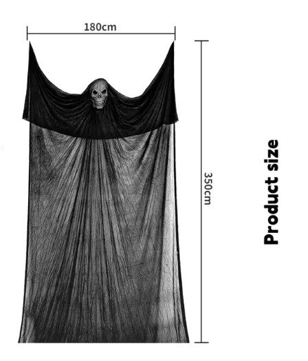 🎃: LED Hanging Skull Ghost Halloween Decor