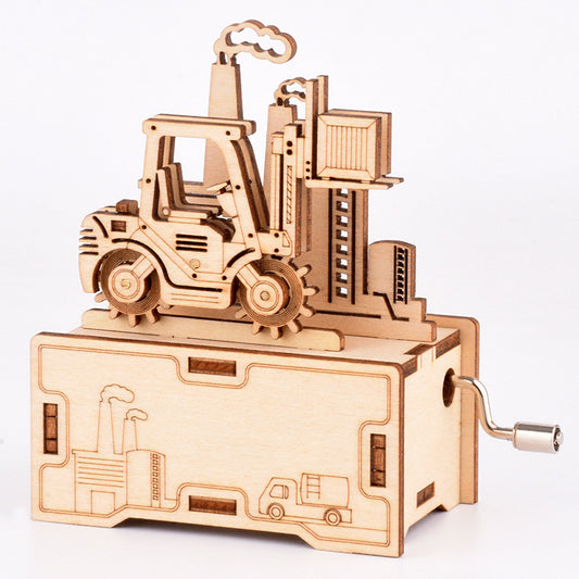 🎶: 3D Wooden Jigsaw Puzzle Music Box | 4 Quirky Designs
