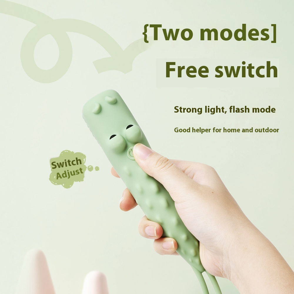 🔦: Cute Animal Silicone Flashlight Toy — LED Light for Kids
