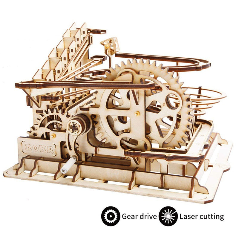⚙️: 3D Wooden Mechanical Coaster Puzzle | 4 Designs