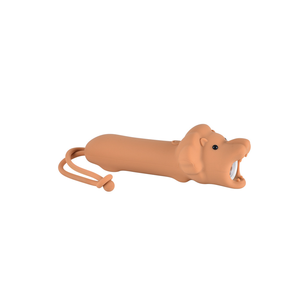 🔦: Cute Animal Silicone Flashlight Toy — LED Light for Kids