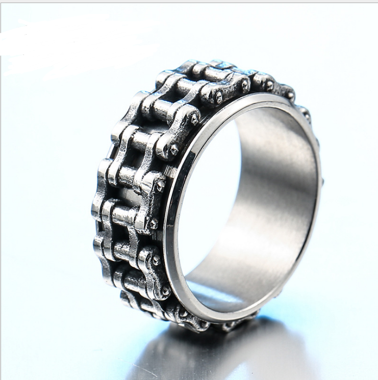 🏍️: Vintage Motorcycle Chain Ring