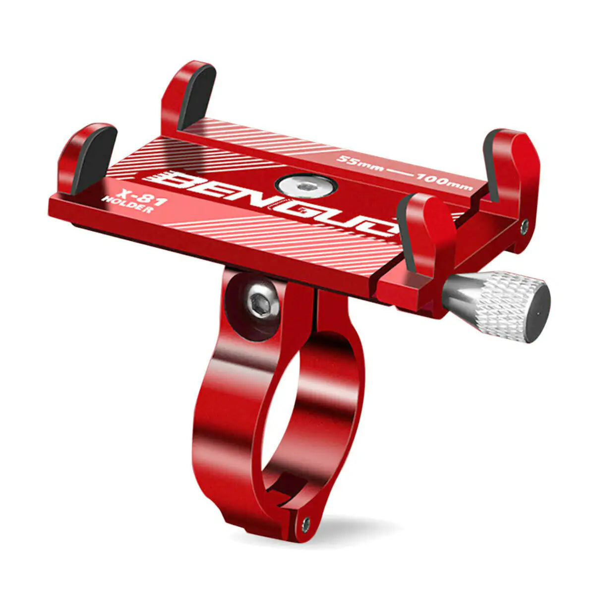 🚴 Aluminum Phone Bike Mount Holder - Secure Cycling Phone Stand