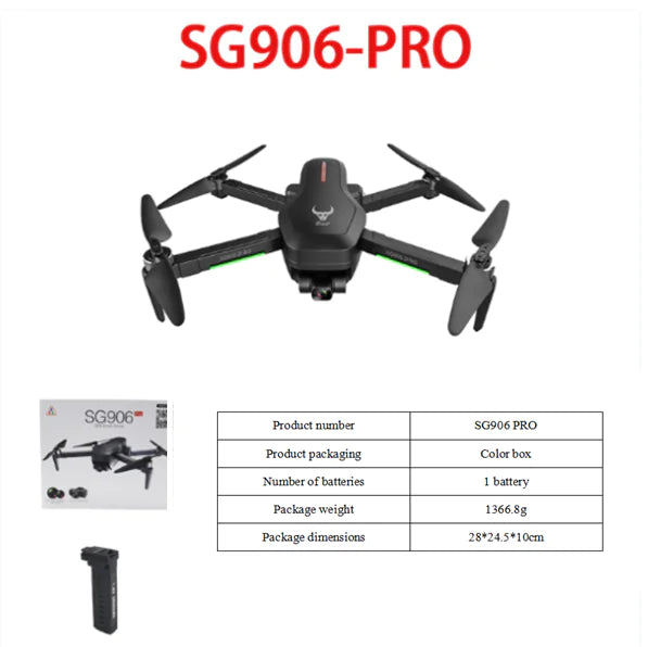 🚁: SG906PRO Foldable Dual GPS Drone with Gimbal