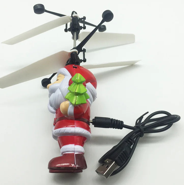 🎅: Remote Control Santa Claus Flying Toy Drone