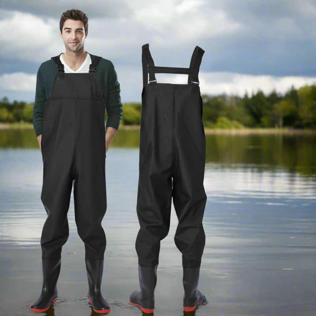 🥾: Waterproof Fishing Waders for Men & Women - Lightweight Chest Waders with Boots