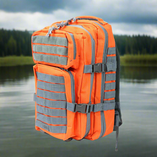 🎣 OSAGE RIVER Fishing Tackle Backpack with Rod Holder - Large Tackle Bag for Bass Fishing
