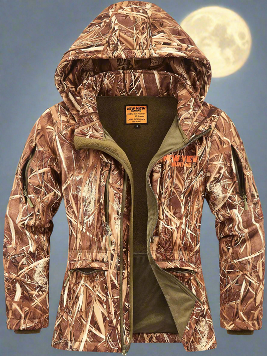 🦌 NEW VIEW Women's Hunting Jacket - Ultra-Quiet Water Resistant Camo