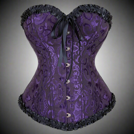 🖤: Plus Size Corset Bustier - Gothic Renaissance Lingerie 6X-Large