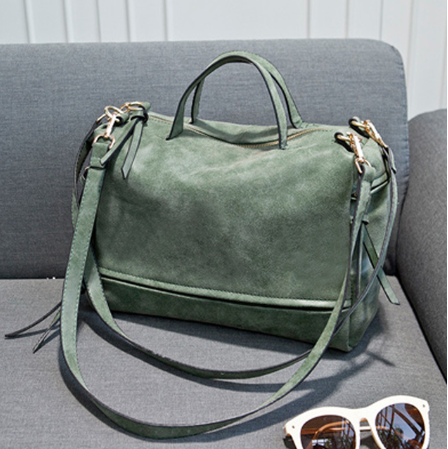 👜: Suede Motorcycle Tote Bag