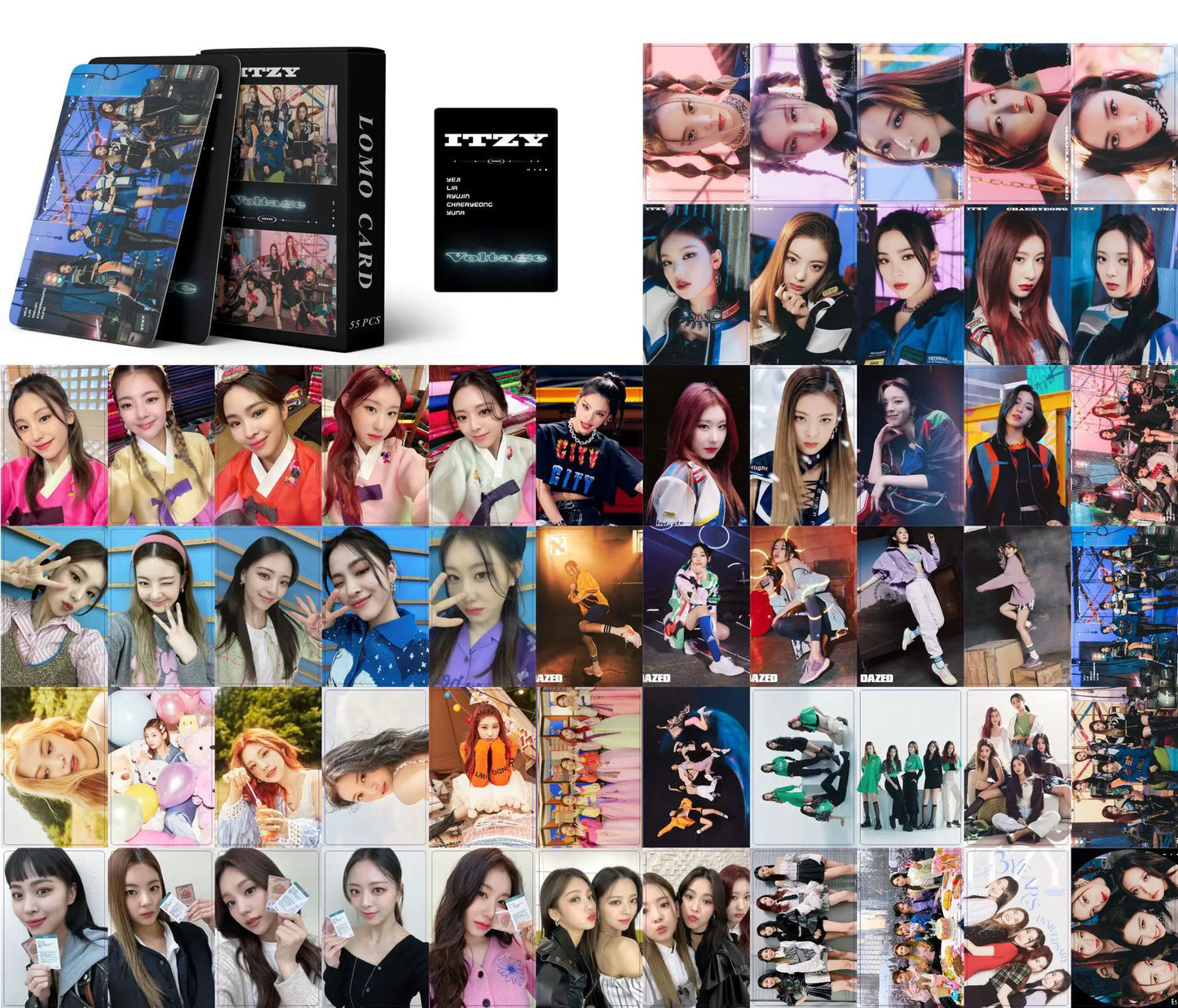 🎴: K-Pop Girl Group Lomo Cards Set - ITZY, IVE, TWICE & More
