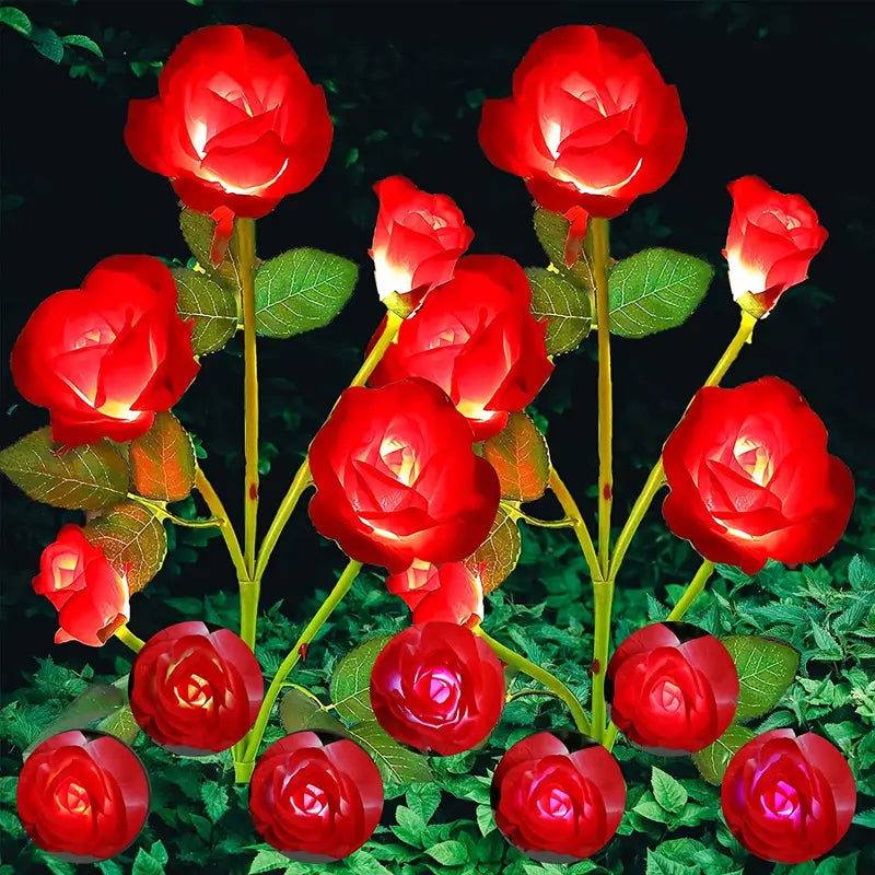 🌹: Color-Changing Solar Garden Roses