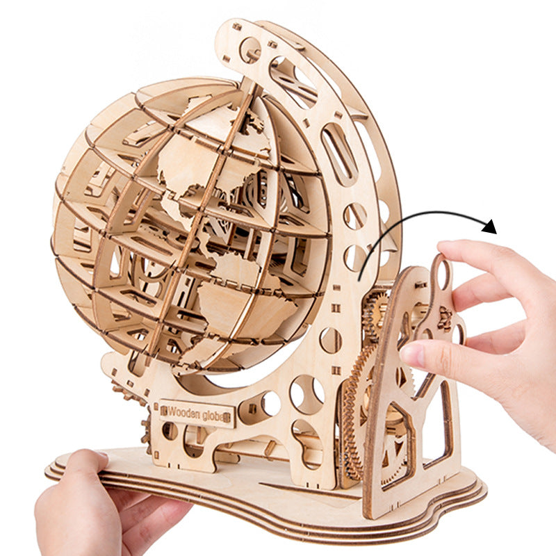 ⚙️: 3D Wooden Puzzle Mechanical Model | 4 Designs, DIY or Pre-Assembled