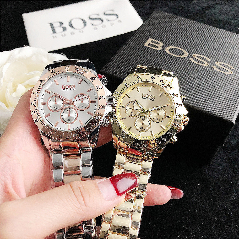 ⌚: Steel Alloy Fashion Quartz Watch