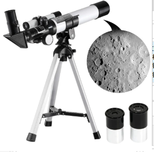 🔭: SkyVista UltraZoom Telescope with Adjustable Tripod — 40mm Lens | 1.71° Field of View | Beginner Astronomy & Stargazing
