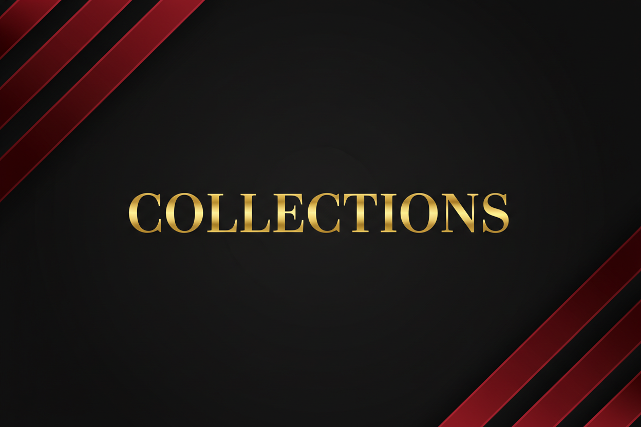 Collections Banner - Black Red Gold