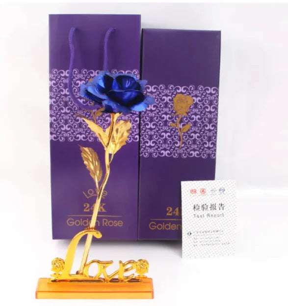 24K Gold Rose – Elegant Gift for Special Occasions